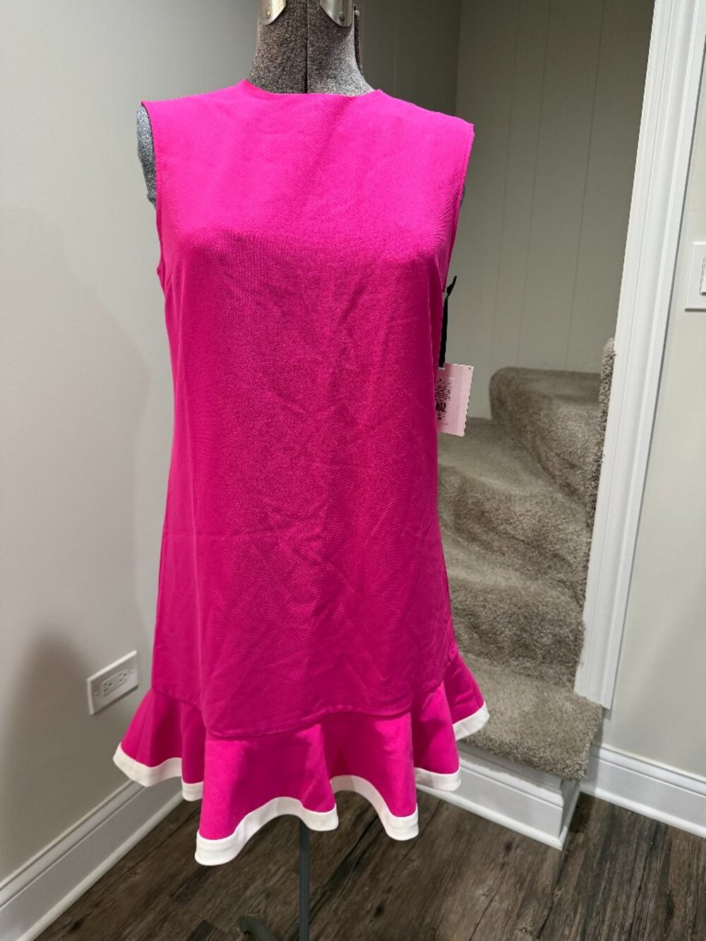 Victoria Beckham for Target Fuchsia Shift Dress | Size Medium | NWT